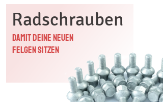 Radschrauben für fast alle Felgen / Fahrzeuge