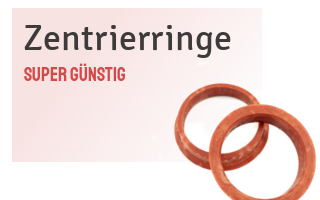 Zentrierringe in vielen Ausführungen