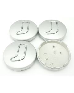 4x Original Rondell Nabendeckel Silber