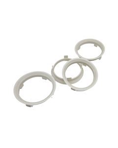 4x Zentrierringe 60,1 auf 56,6 / 60 1 56 6 WEISS kompatibel mit AEZ, Dezent, Dotz 