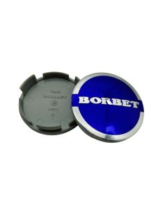 1x Borbet Nabendeckel 56mm 74404 – Laserblau – Felgendeckel Nabenkappen Original – Center Cap
