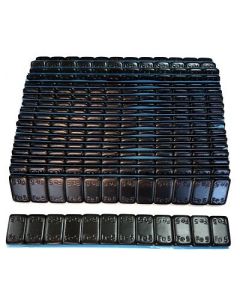 25 Streifen 60g 12x5g Klebegewichte Schwarz Abriss Auswuchtgewichte Kleberiegel