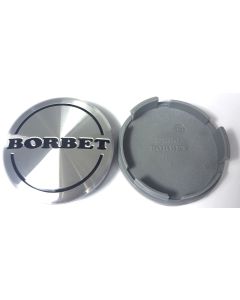 Borbet Silber Poliert gebürstet Nabendeckel 55mm