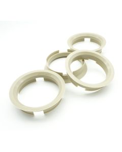4x Zentrierringe 63,4 - 56,6 /  63,4 auf 56,6 MAM Keskin Beige