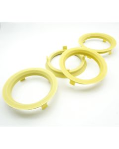 4x Zentrierringe 70,1 auf 60,1 Gelb 70,1 - 60,1 