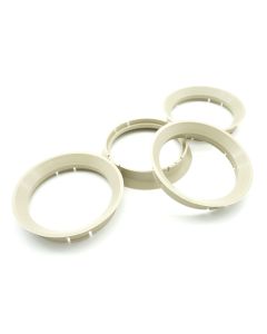 4x Zentrierringe 64,0 auf 57,1 kompatibel mit Borbet BEIGE
