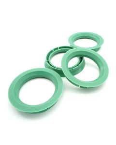 4x Zentrierringe 72,5 - 56,6 / 72.5 auf 56.6 kompatibel mit BORBET GRUEN 