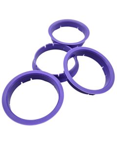 4x Zentrierringe 63,3 - 60,1 | 63,3 auf 60.1 | Lila