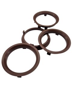 4x Zentrierringe 70,1 - 63,4 | 70.1 auf 63.4| Braun