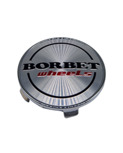 1x Borbet Nabendeckel Felgendeckel Nabenkappe 68,4mm für Borbet XRT GTX BLX Silber gebürstet