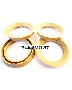Zentrierringe 4x 72,5 auf 57,1