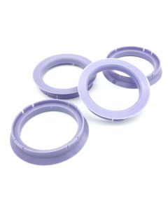 4x Zentrierringe 72,5 x 60,1 / 72 5 auf 60 1 Lila kompatibel mit Borbet
