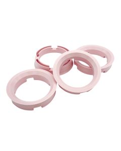 Zentrierringe Rosa 72,6 auf 57,1mm Front