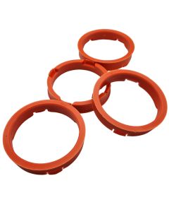 4x Zentrierringe 73,1 - 63,4 | 73.1 auf 63.4| Rot