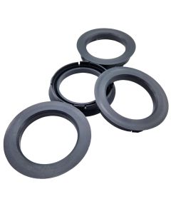 4x Zentrierringe 74,1 - 56,1 | 74,1 auf 56.1 | Dunkelgrau