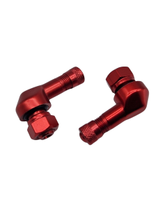 2x Motorrad Alu Winkelventil