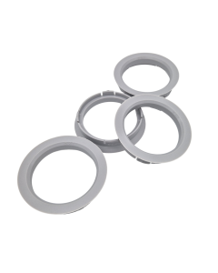 4x Zentrierringe 63 3 - 54 1 / 63,3 mm auf 54,1 mm Hellgrau