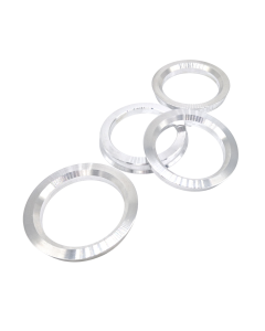 4x Alu Zentrierringe 73,1 - 57,1 I 73,1 auf 57,1 Silber Aluzentrierring
