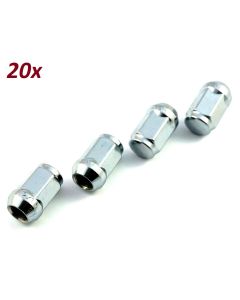 Radmuttern Mutter chrom M12 x 1,5 Kegel SW19