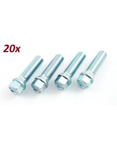 20x RAdschrauben Zink M14x1,25x30