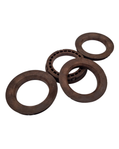 RONAL 4x Zentrierringe 82,0-56,5 / 82 auf 56,5 Braun