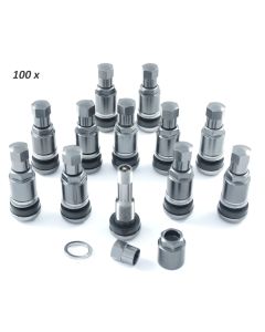 100x Aluventile Anthrazit