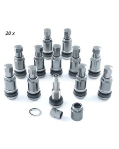 20x Aluventile Anthrazit