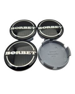4x Borbet Nabendeckel 56mm