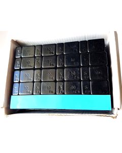 Schwarze Auswuchtgewichte 5g + 10g