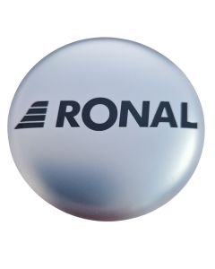 1x Original Ronal Nabendeckel 64mm / 57,5mm Nabenkappe Grau Matt 0030 201 / PA6.6M15