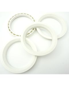 4x Originale Ronal Zentrierringe Reinweiss 82 67,1 